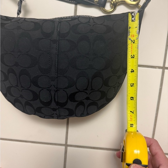 Coach Black and Gold Hobo Bag - Picture 11 of 12